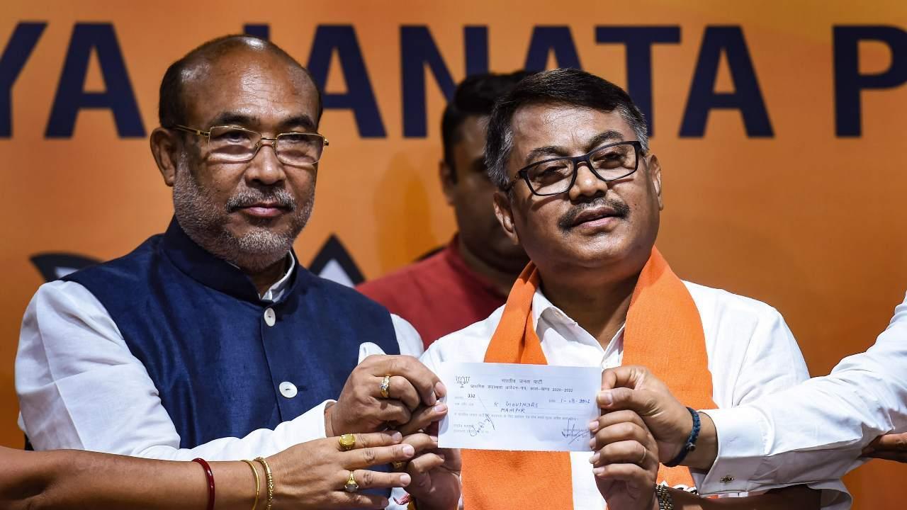 Ex-Manipur Congress president Govindas Konthoujam joins BJP